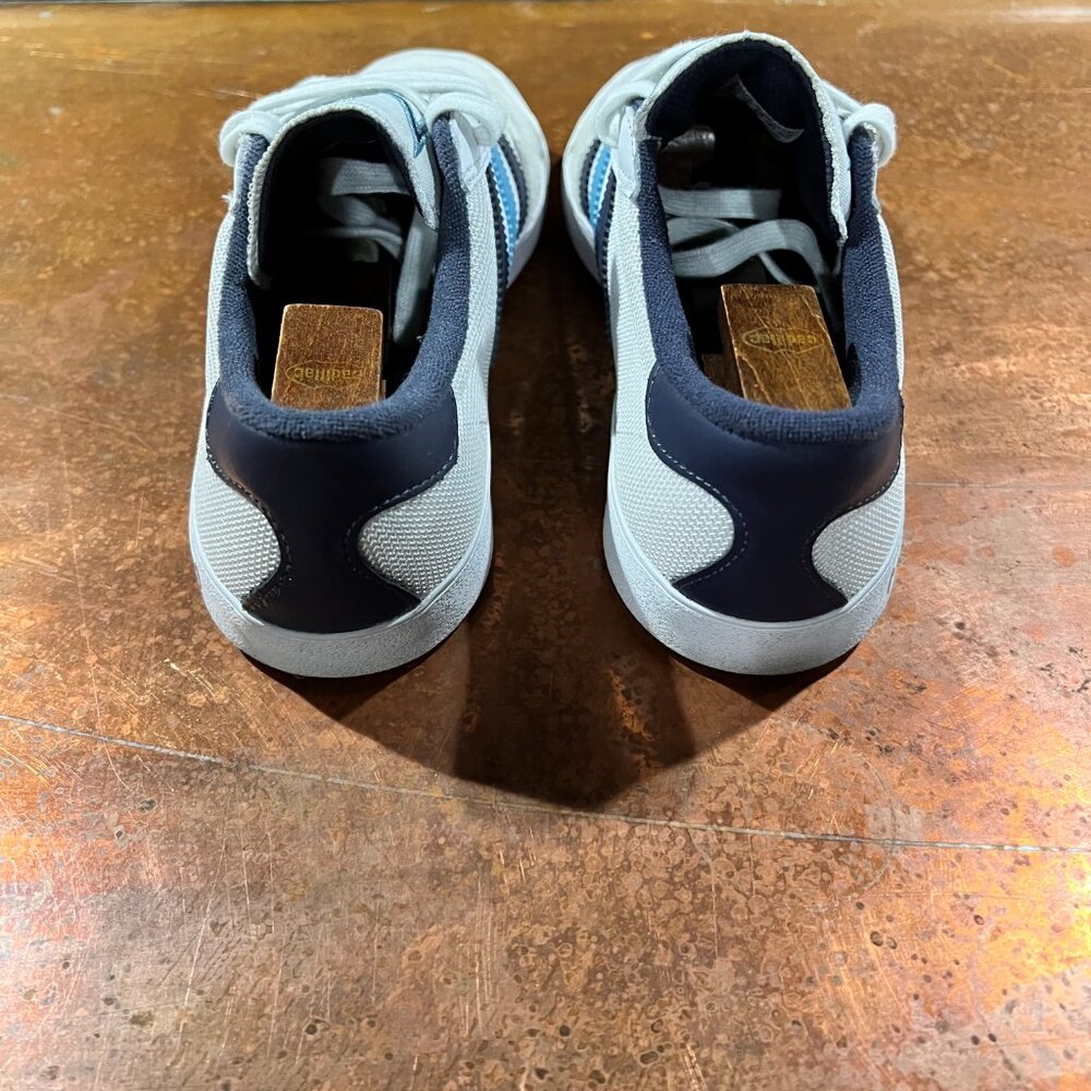 Adidas Nora Shoes | Men's 8.5 | White/Light Blue/Navy - Picture 4 of 7